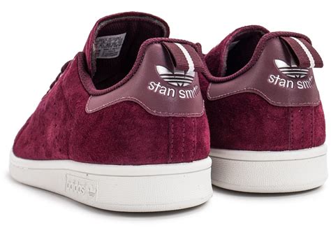 adidas stan smith schoenen bordeaux rood